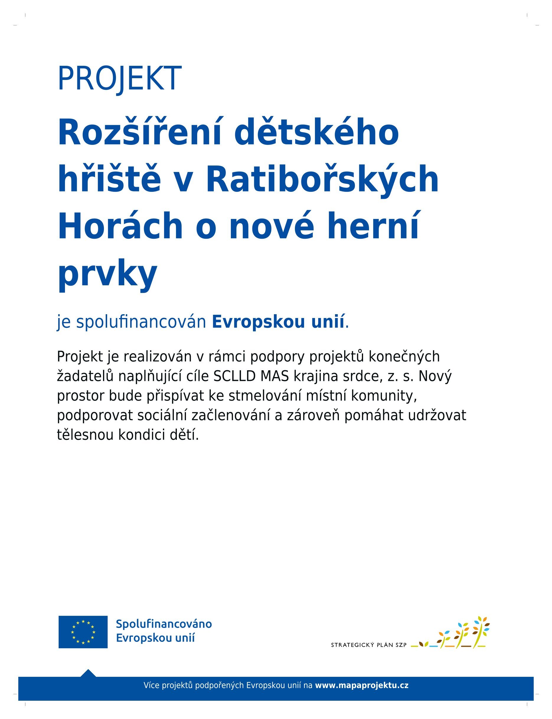 Rozšíření dětského hřiště